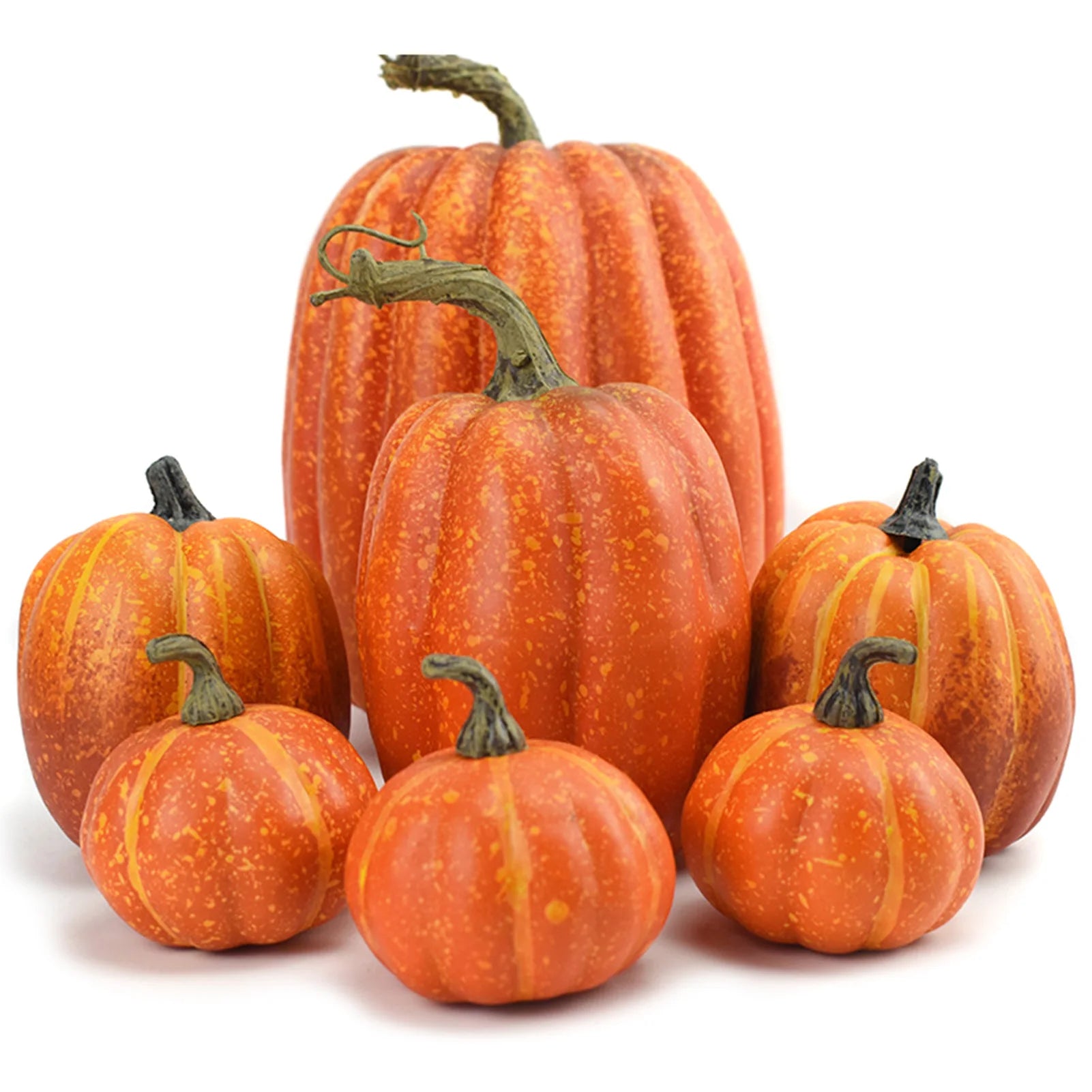 Fake Foam Pumpkins for Halloween decorations Realistic Artificial Pumpkin Ornaments set for Festival Party Decor ship from usa