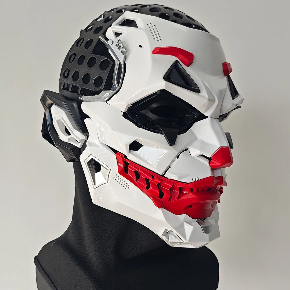 Joker Masks Cyberpunk Masks Clown Braids 2d Cosplay Resin Custom Products Halloween Anime Role-Playing Props And Gifts Toys