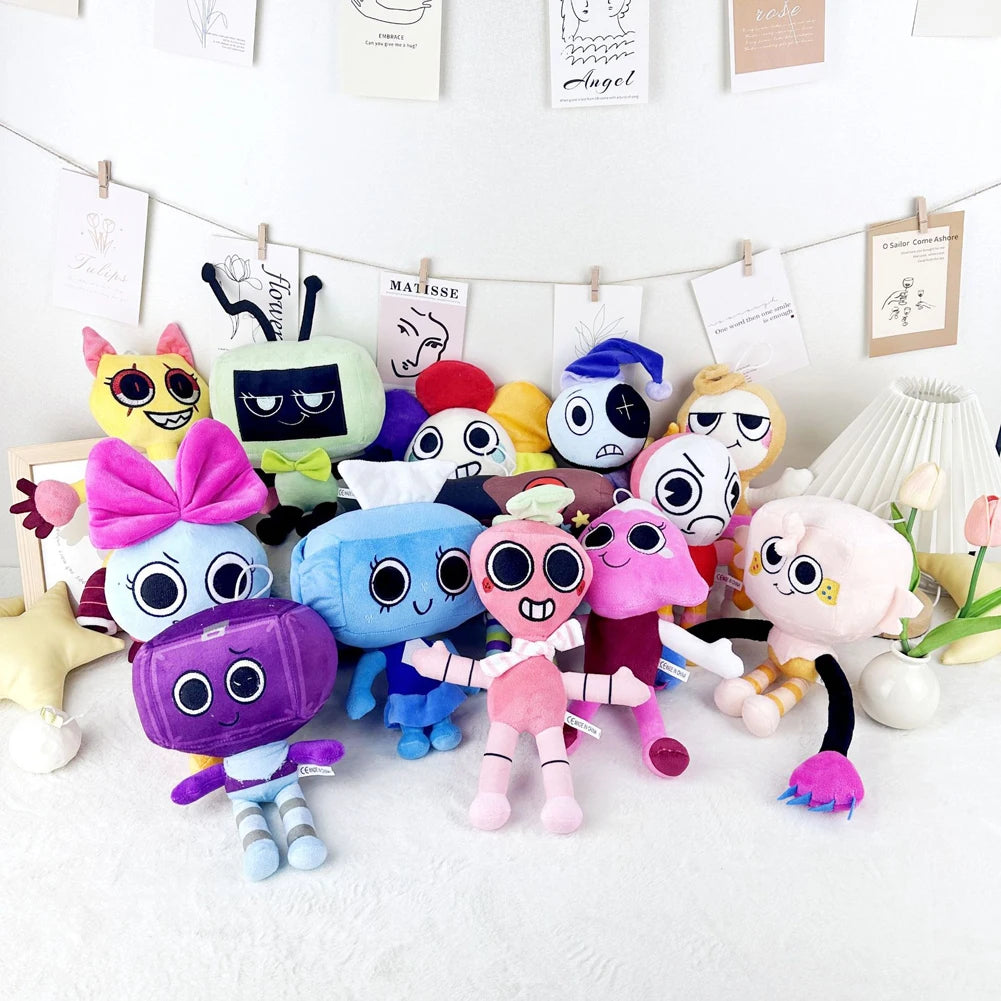 Dandy's World Plush 31 Style Dandy World Scrap Stuffed Toy Decorative Game Character Gift Birthday Halloween for Boys Girls Fans