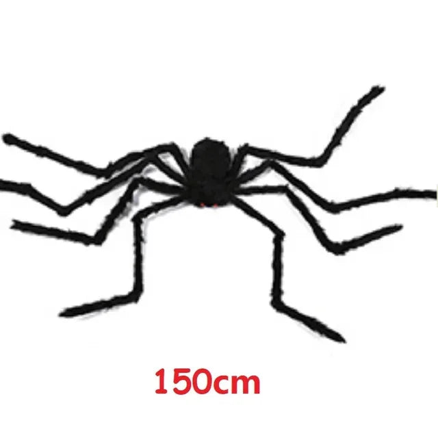 Halloween Decoration Black Spider, Horror Elements Halloween Decoration, Home Decoration Party Props Outdoor Giant Spider Decora