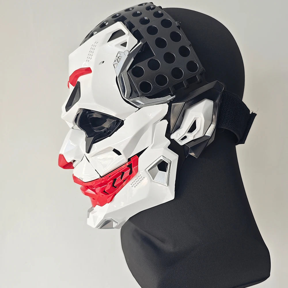 Joker Masks Cyberpunk Masks Clown Braids 2d Cosplay Resin Custom Products Halloween Anime Role-Playing Props And Gifts Toys