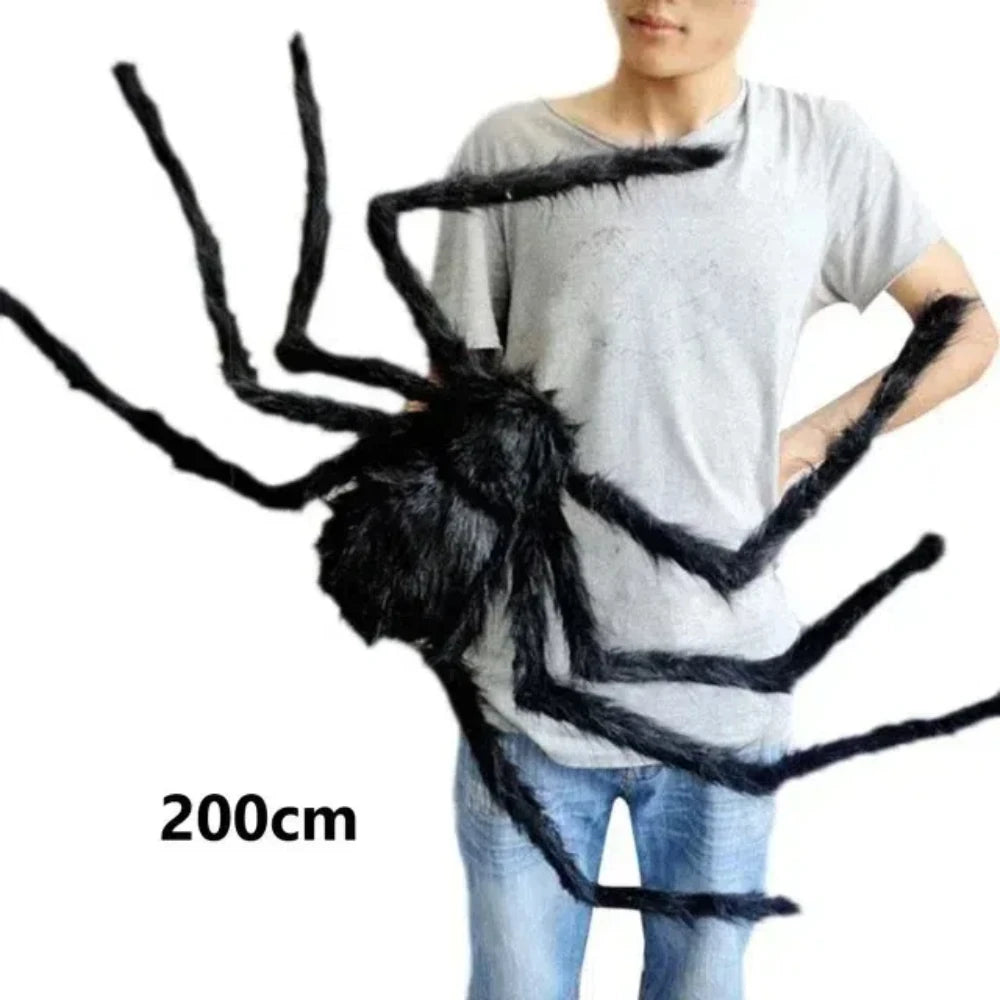 Halloween Decoration Black Spider, Horror Elements Halloween Decoration, Home Decoration Party Props Outdoor Giant Spider Decora