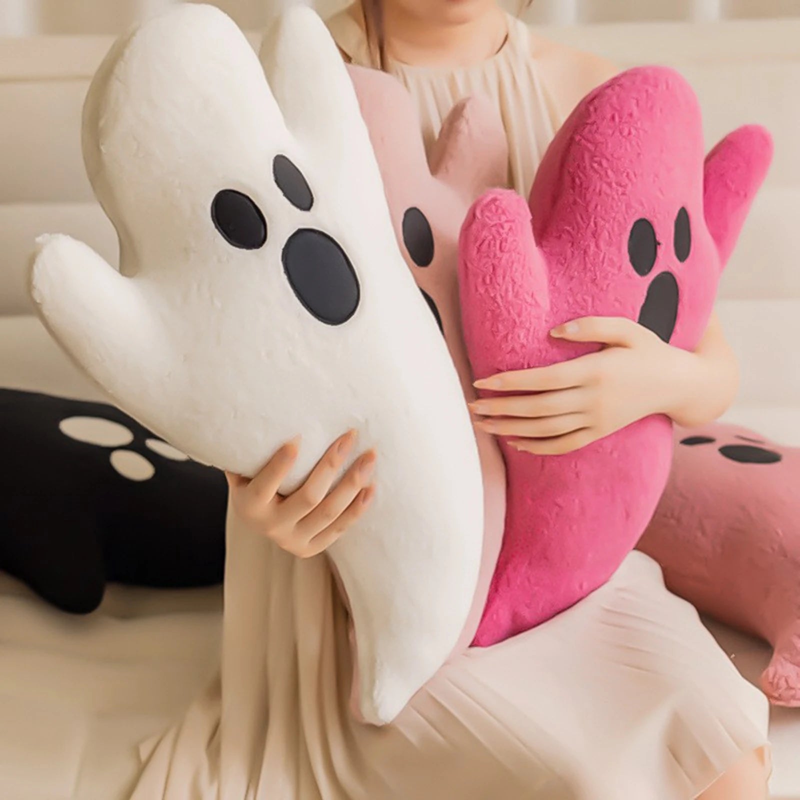 Halloween Pillows Cartoon Dolls Plush Toys Figurines Hanging Ornaments Cloth Dolls Nap Pillows Cushions Halloweeen Decorations
