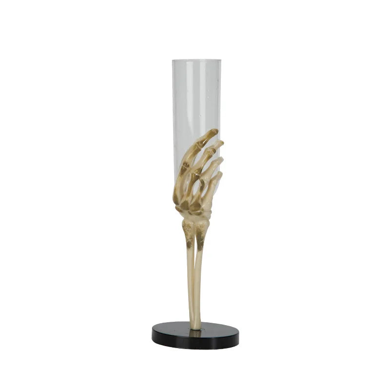 Halloween Horror Skull Arm Wine Glass Halloween Party Haunted House Party Prop Decor Plastic Champagne Flute Design Wine Glasses