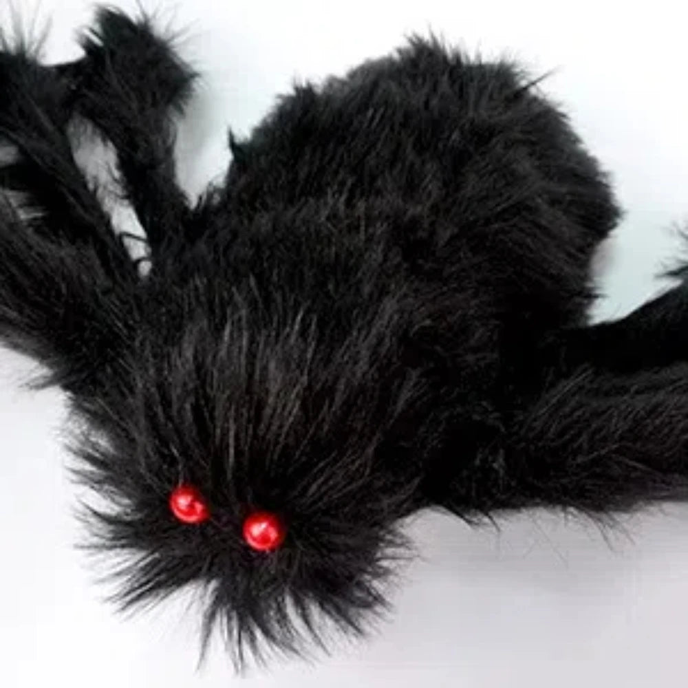 Halloween Decoration Black Spider, Horror Elements Halloween Decoration, Home Decoration Party Props Outdoor Giant Spider Decora