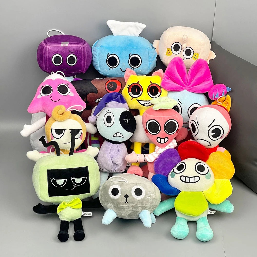 Dandy's World Plush 31 Style Dandy World Scrap Stuffed Toy Decorative Game Character Gift Birthday Halloween for Boys Girls Fans
