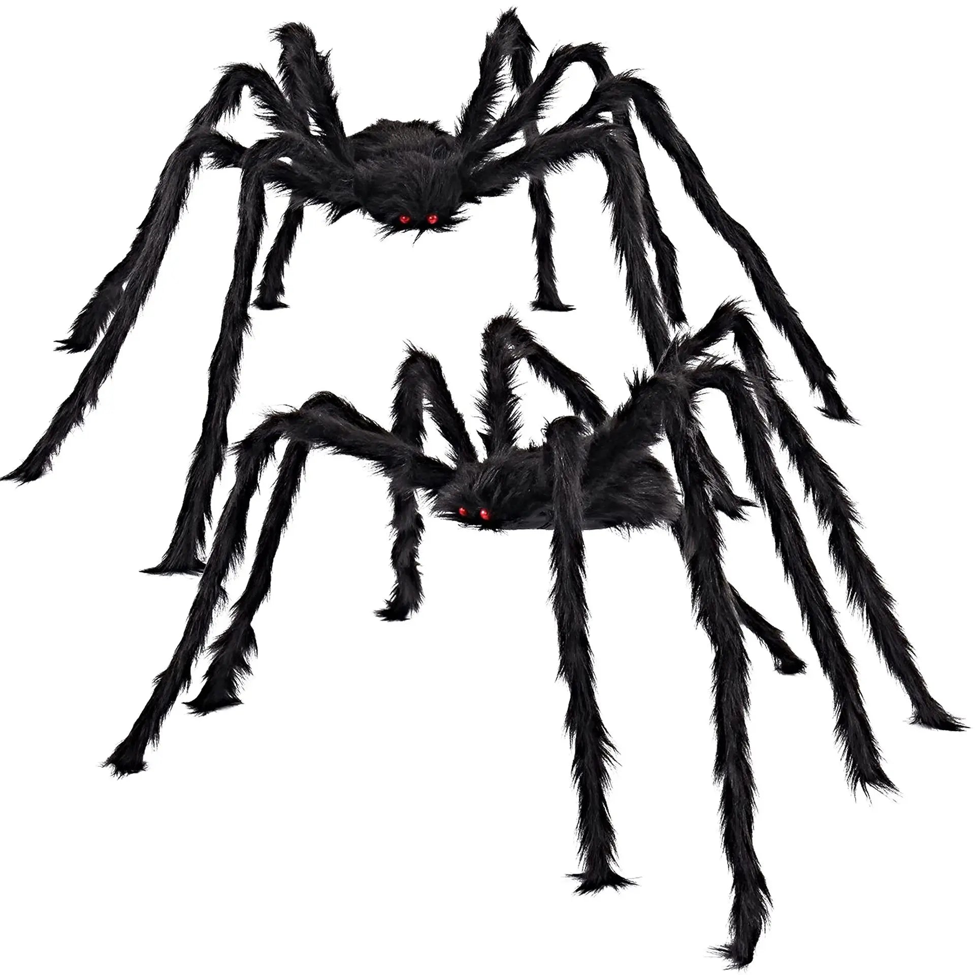 Halloween Decoration Black Spider, Horror Elements Halloween Decoration, Home Decoration Party Props Outdoor Giant Spider Decora
